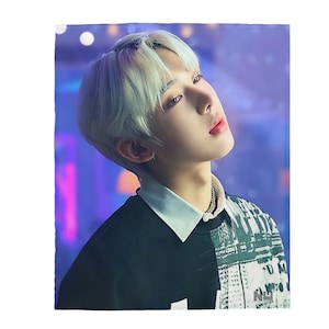 Sunoo Photo Throw-deken, Enhypen Sunoo-fluwelen deken, cadeau voor Engene- en K-Pop-fans, cadeau voor Enhypen-fans, Niki Jungwon #1776