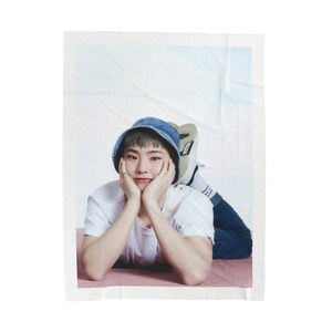 Cobertor fotográfico Hoshi Bias, presente personalizado para fãs de Kpop Carat, material Hoshi Boyfriend Merch #2425