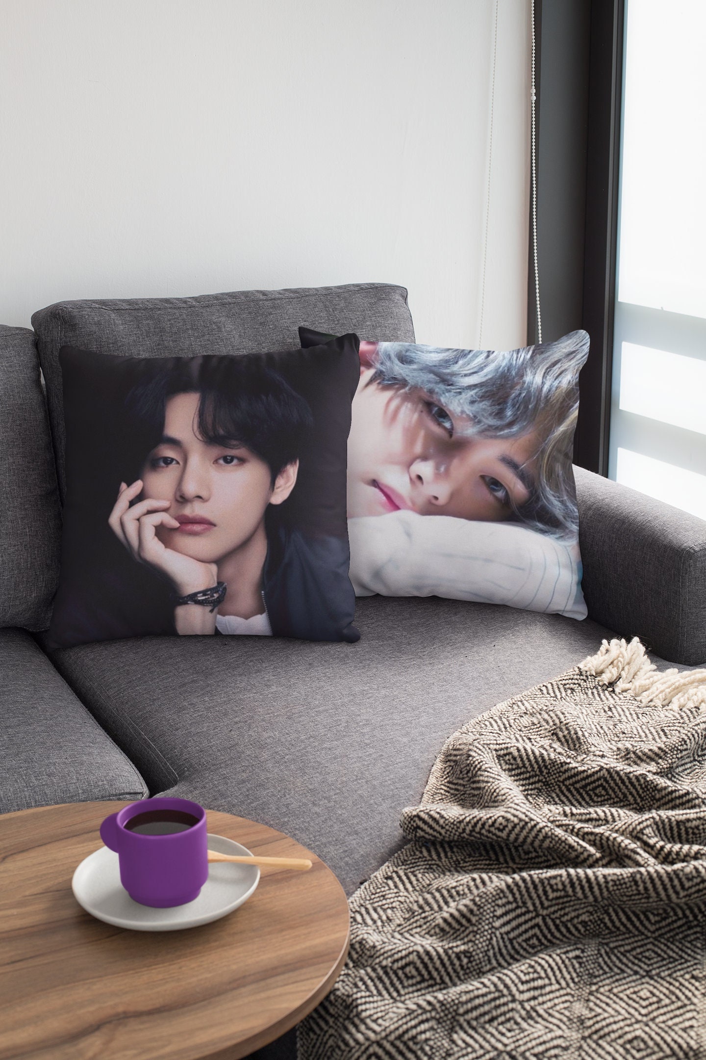 BTS Zip Decorative Bed Pillows