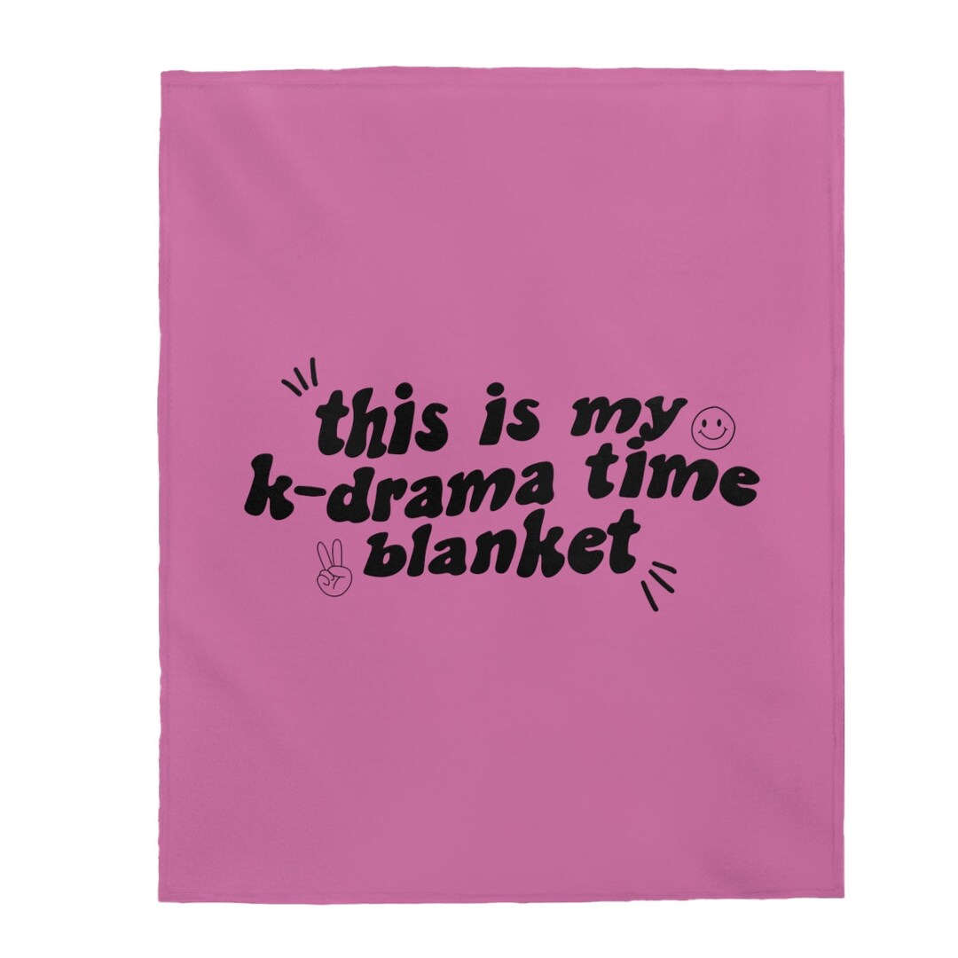 Funny Kdrama Blanket, Netflix and Chill Fleece Blanket, Korean Home Decor, Kpop Fan Gift, Gift
