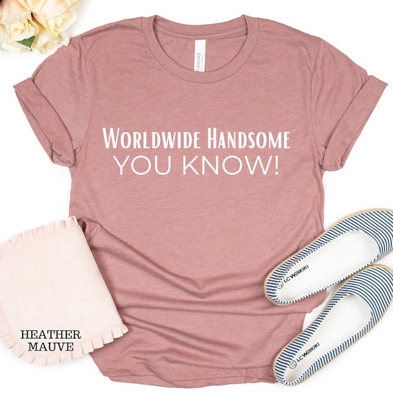 Worldwide Handsome Jin T-shirt Kim Seokjin Funny Meme Shirt 