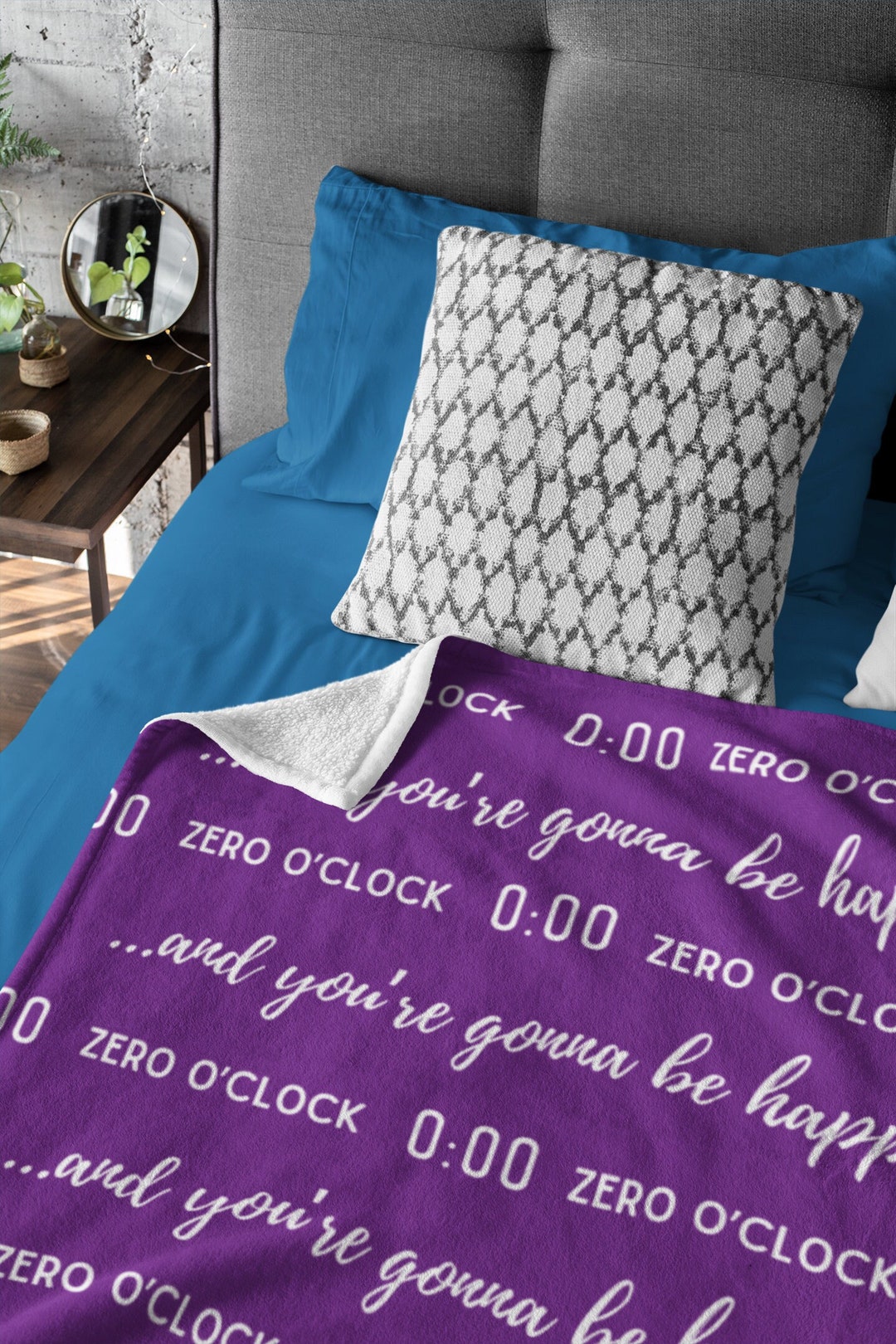 Custom Kpop Song Blanket, Personalized Custom Lyrics Velveteen Blanket