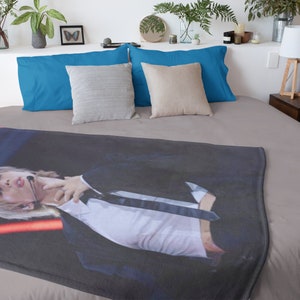 Taemin Foto Decke, SHINee Taemin Abs Samtdecke, individuelles Geschenk für Schal und K-Pop Fans, Minho Onew Key koreanische Merch #2395