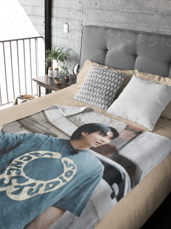 Kim Namjoon Throw Blanket RM Soft Velveteen Plush Blanket Etsy