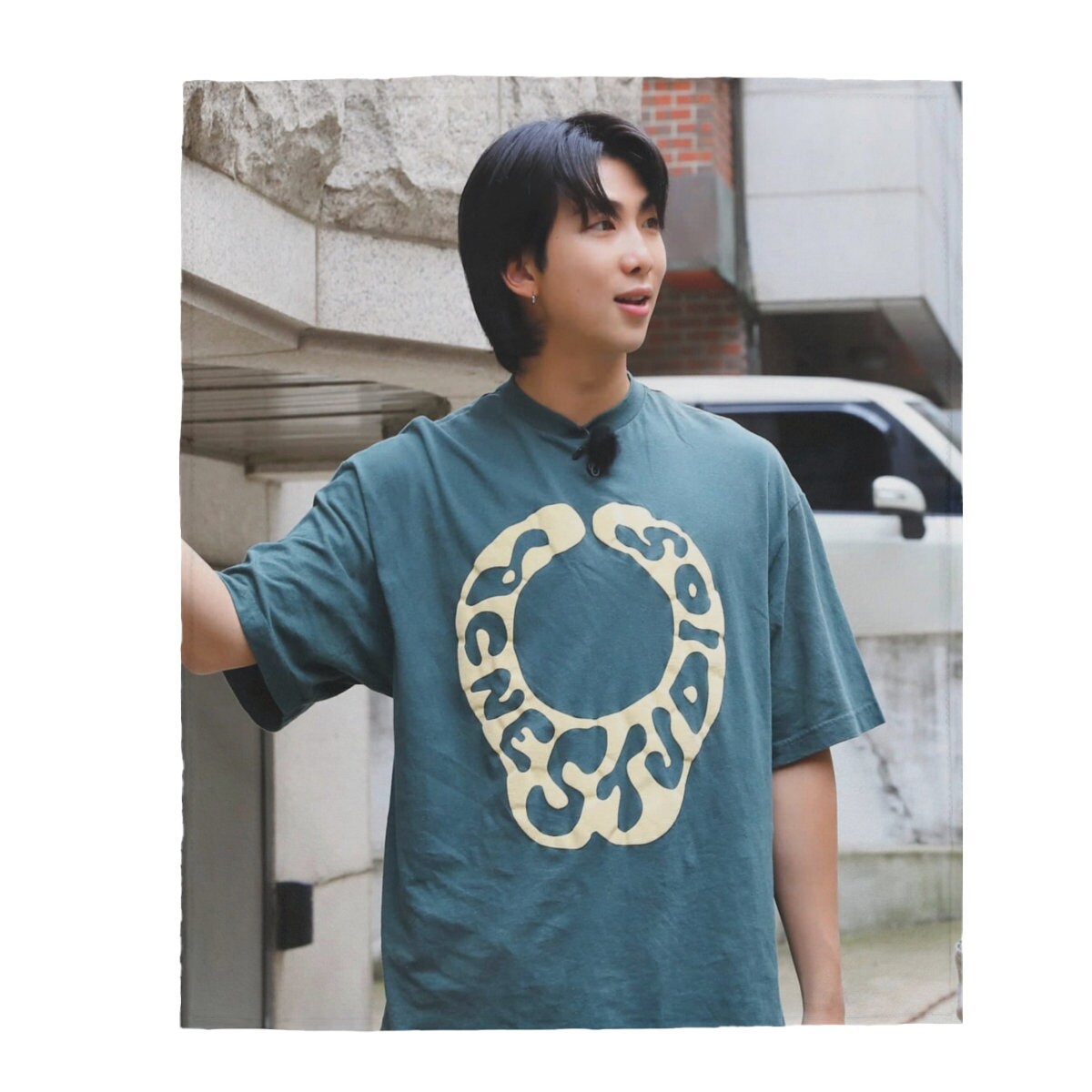 Kim Namjoon Throw Blanket RM Soft Velveteen Plush Blanket Etsy