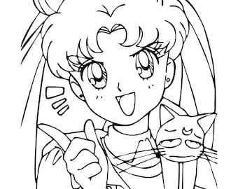 54 Collections Anime Coloring Pages Kid  Best HD