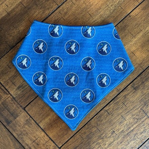 Super Cute MN Timber Wolves Bandana Drool Bib