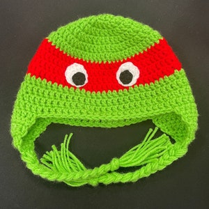 Super Cute Teenage Ninja Turtle Crochet Hat