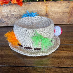 Super cute Crocheted fishing hat
