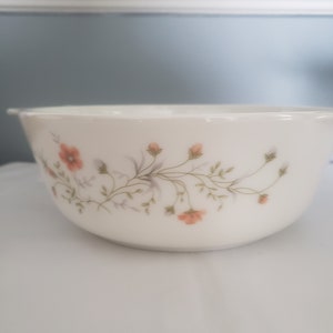 JAJ pyrex floral Vintage casserole