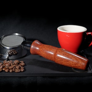 ラマルゾッコスタイルのポルタフィルター用木製ハンドル