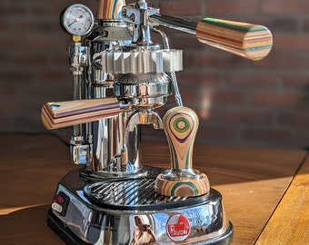 La Pavoni Set 12 Types of Wood Selection / Handles Knob and Cap