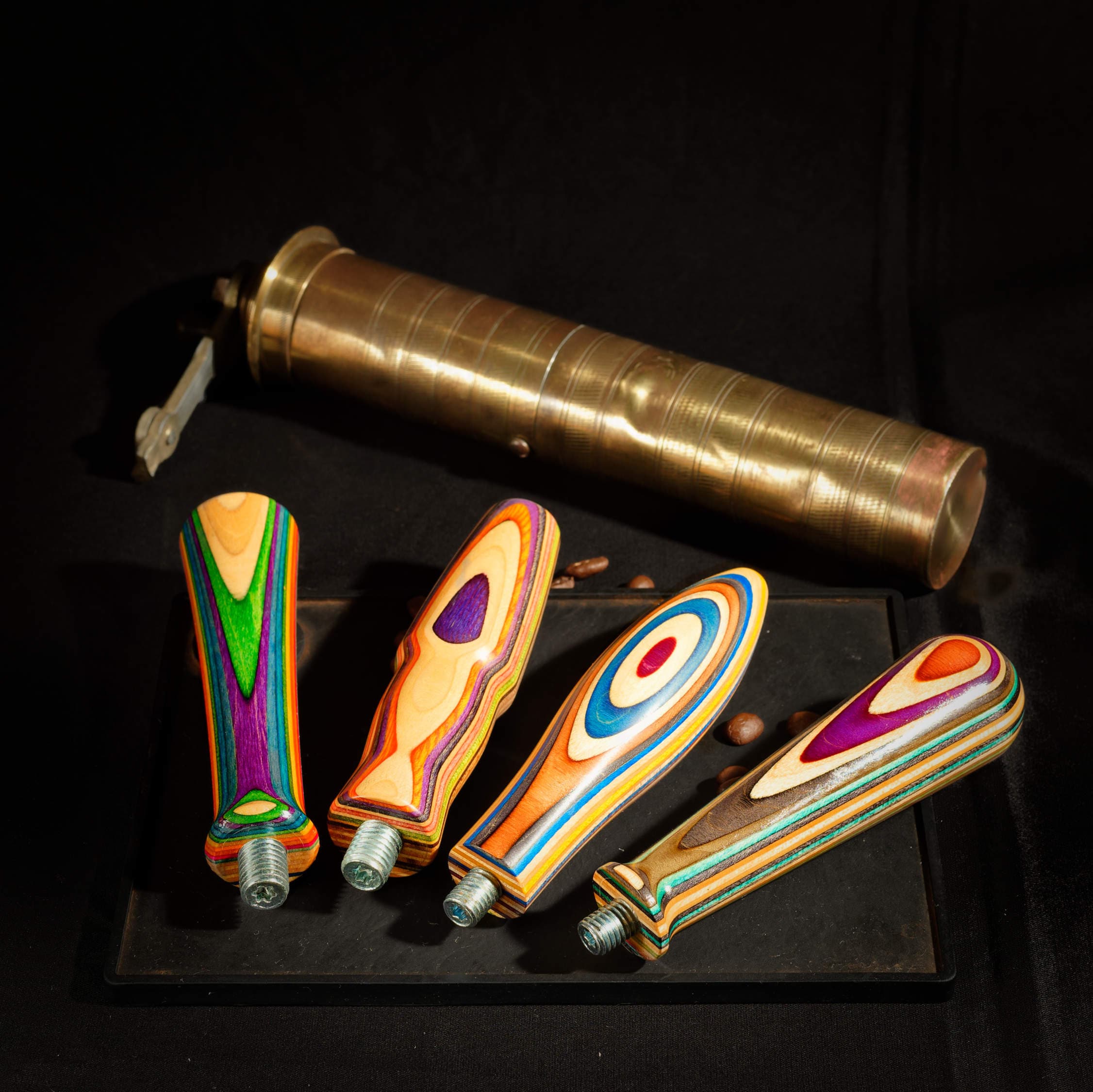 Portafilter Handle- Multicolored Skateboard Wood - Etsy