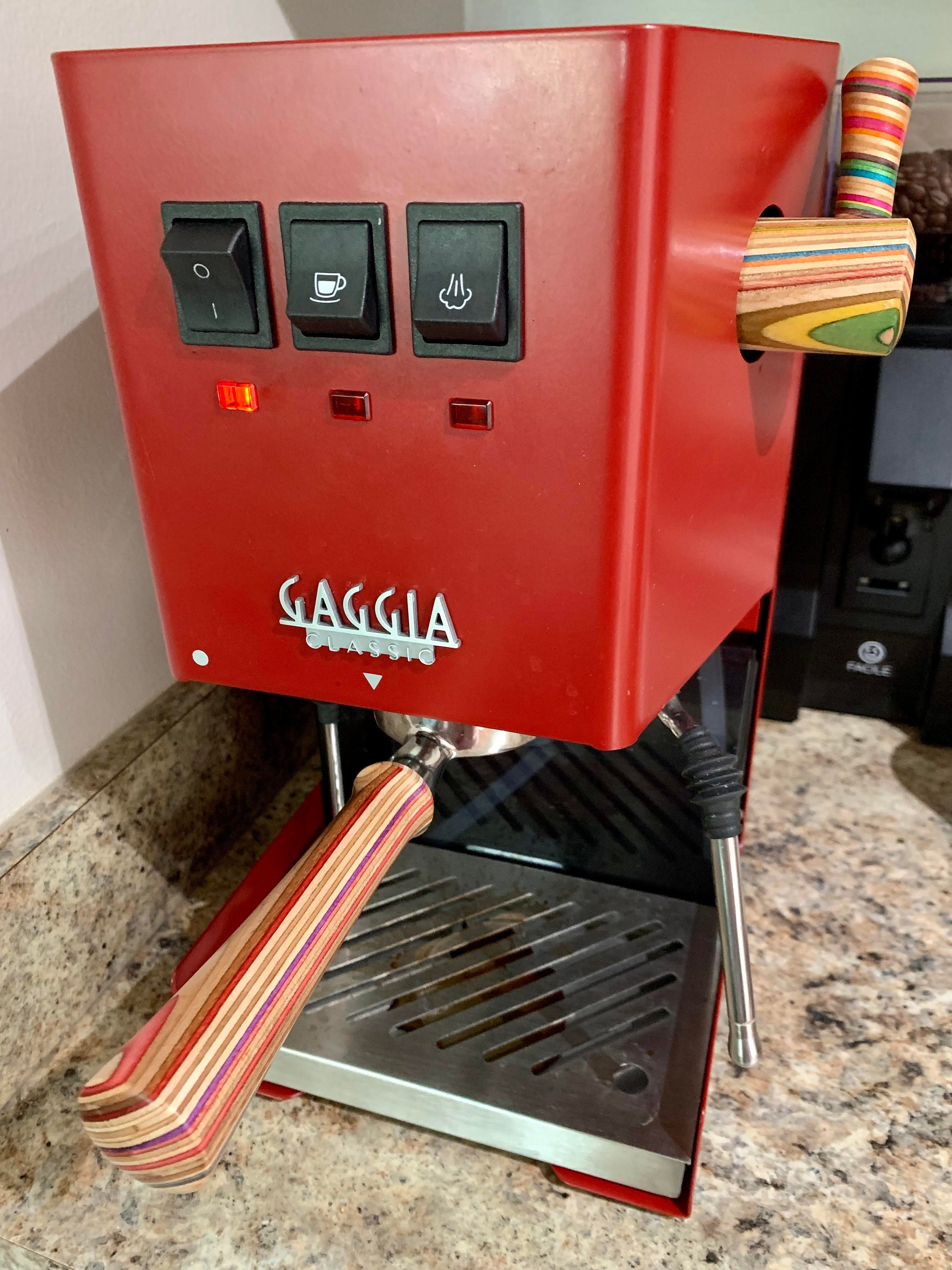 Gaggia Classic Pro coffee machine wood custom FULL set clubWOOD