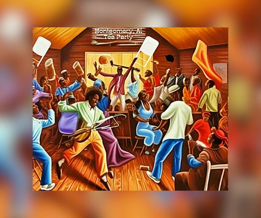 The Montgomery Brawl Alabama Tea Party 2023 Infamous Chair Etsy