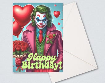 Villian Greeting Card Valentine&#39;s Day Card Anti-Cupid Happy Birthday Card