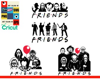 Download Friends Horror Svg Etsy