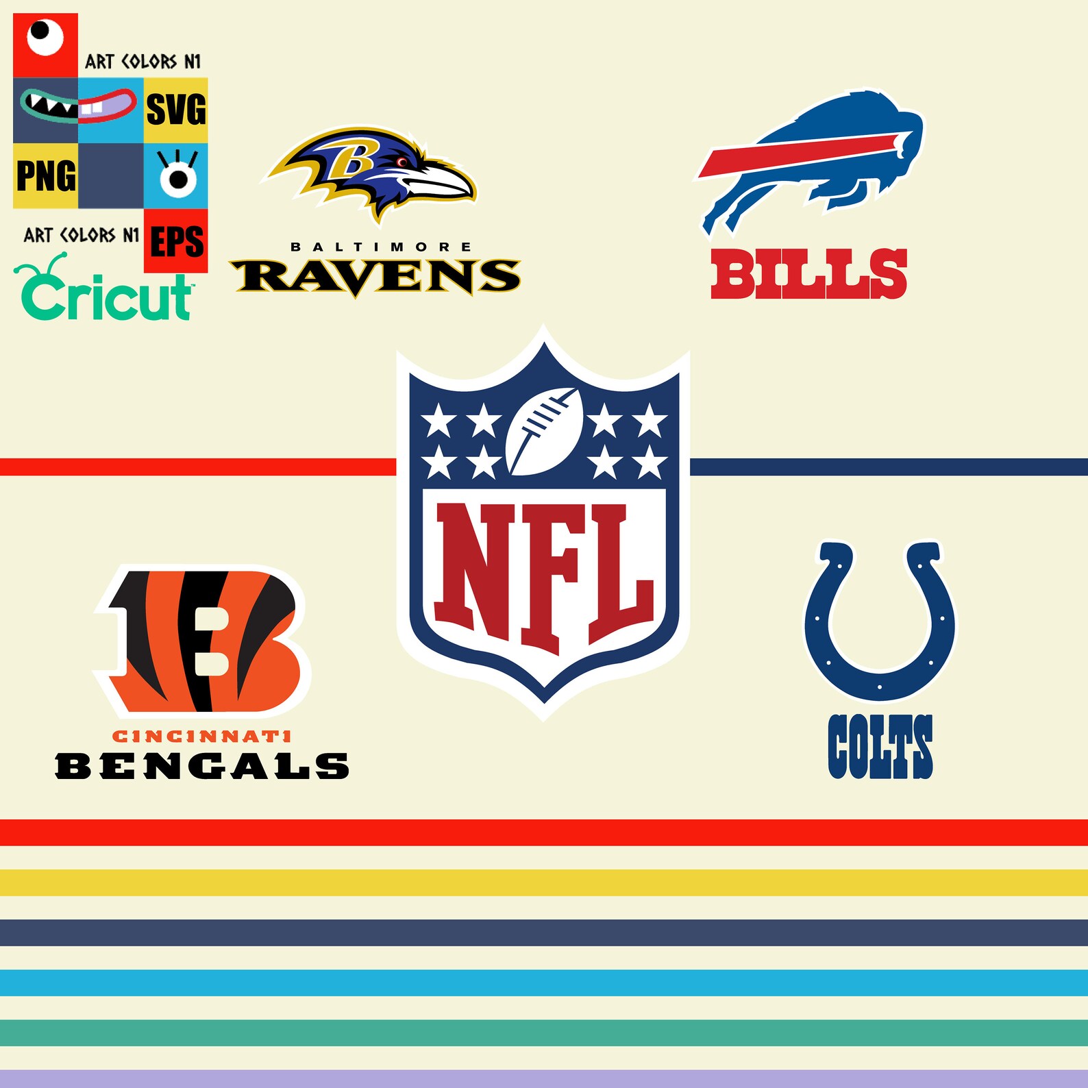 Download NFL SVG NFL Logo svg 2021 nfl team logos nfl bundle svg | Etsy