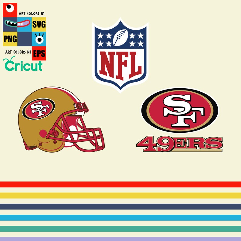 San Francisco 49ers Logo SVG NFL Team Logo SVG San Francisco | Etsy