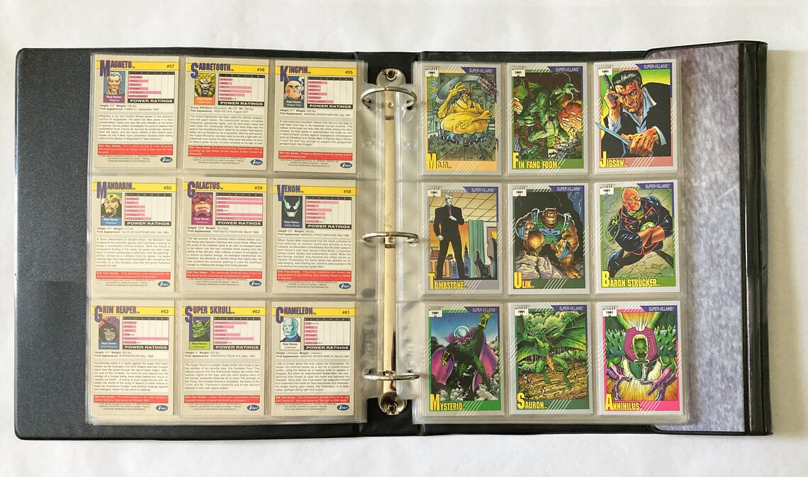 Complete Set 1991 Impel Marvel Trading Card including Hologram Etsy