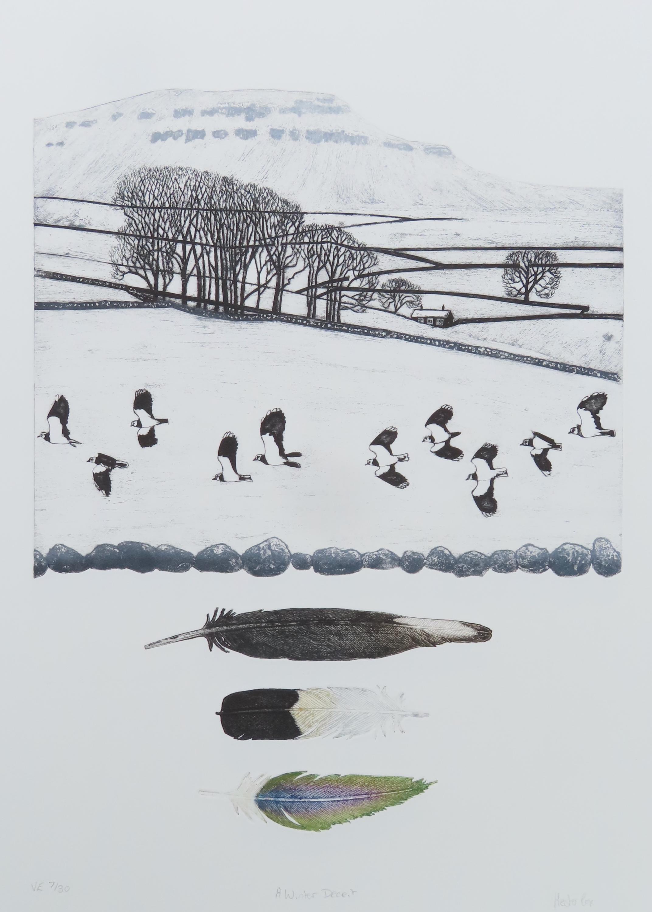 A Winter Deceit, a Limited Edition Collagraph Print - Etsy
