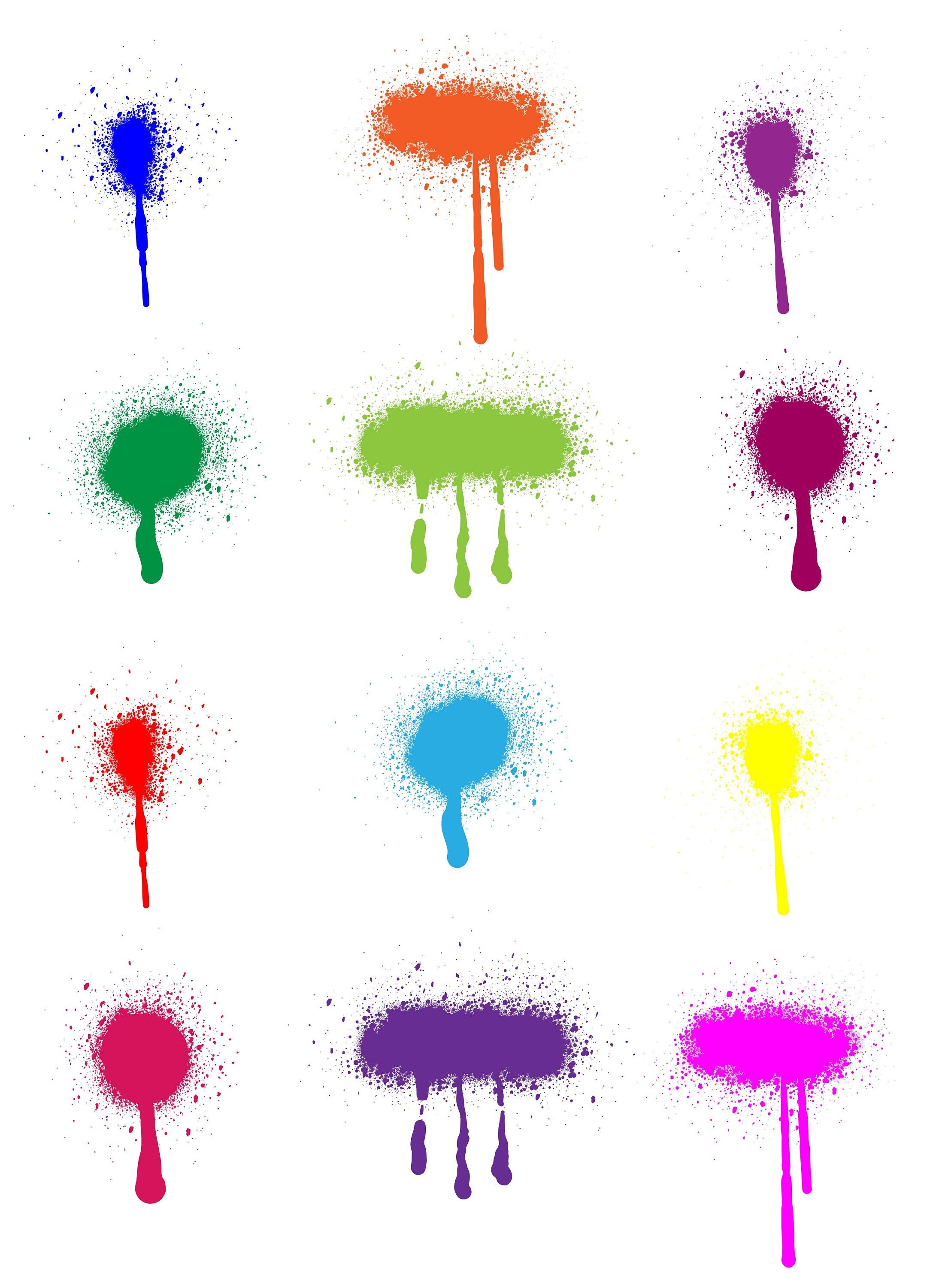 Spray Paint Splatter