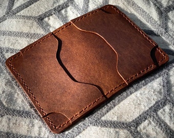 Leather Minimalist Wallet PDF PATTERN Cardholder Pattern - Etsy