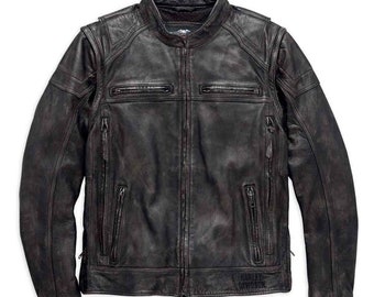 harley dauntless leather jacket