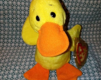 quackers beanie baby 4024