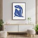 Matisse Blue Nudes II, Matisse Poster, Matisse Print Matisse Exhibition Poster, Blue Nudes 2,  Henri Matisse The Cut-Outs 