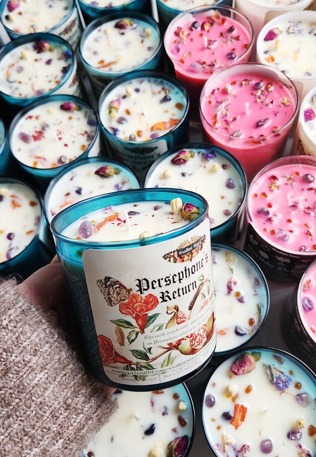 Persephone's Return Soy Candle Spring Candle Persephone Candle Ritual