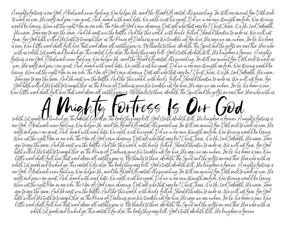 A Mighty Fortress Is My God - The Battle Hymn of The Reformation