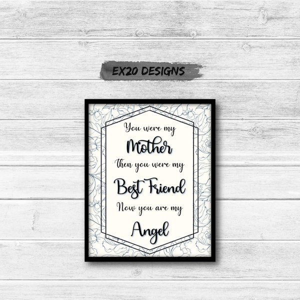 Best Friend Memorial Printable - Etsy