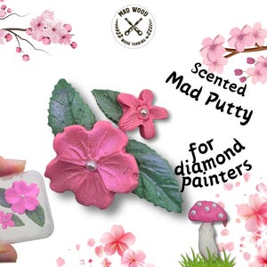 MAD PUTTY | Szpachlówka do malowania diamentowego | Wosk zapachowy do wiertarek | Mad Putty | Tac | Zamiennik kropek klejowych | MadwoodTurning | Sprzedawca w UE