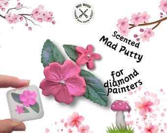 MAD PUTTY | Diamond painting putty | Scented wax for drill pens | Mad Putty | Tac | Glue Dots  substitute | MadwoodTurning | EU Seller