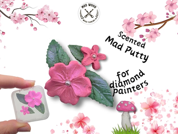 MAD PUTTY | Diamond painting putty | Scented wax for drill pens | Mad Putty | Tac | Glue Dots  substitute | MadwoodTurning | EU Seller