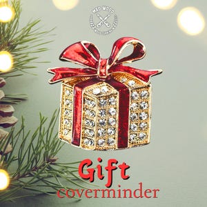 REGALO DI NATALE Coverminder / / Diamond Painting Canvas / Magnete per le feste da frigorifero / accessori / Doppio magnete / MadWoodTurning EU