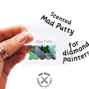 MAD PUTTY / Stucco per pittura a diamante / Cera profumata per penne da trapano / Mad Putty / Tac / Sostituto di Glue Dots / MadwoodTurning / Venditore UE