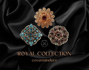 ROYAL COLLECTION Coverminder para lienzo de pintura de diamantes / Imán de nevera / accesorios / Imán fuerte doble delgado / MadWoodTurning /