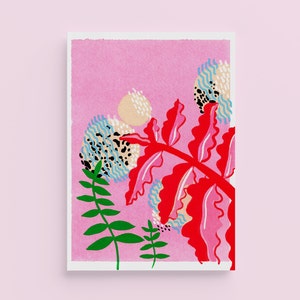 Red Plant - A4 & A5 Giclee Art Print