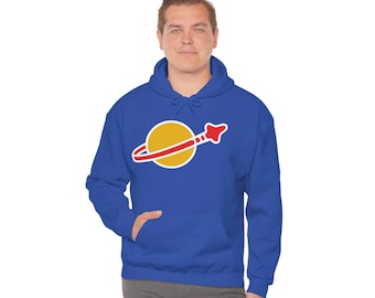 ADULT Spaceman Warm Hooded Sweatshirt