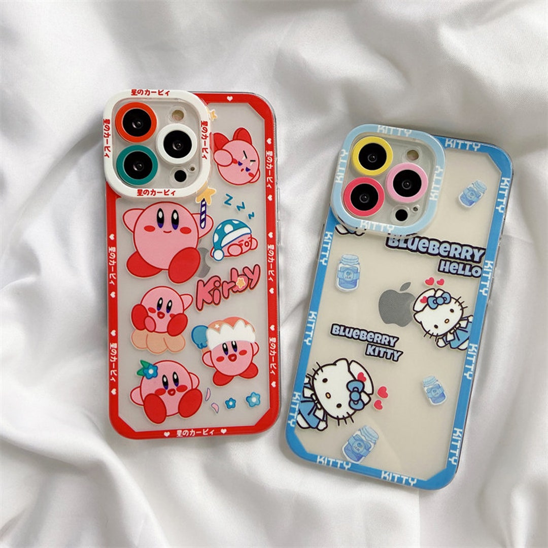 Cute Cartoon Leopard Print Hello Kitty Phone Case and AirPods Case