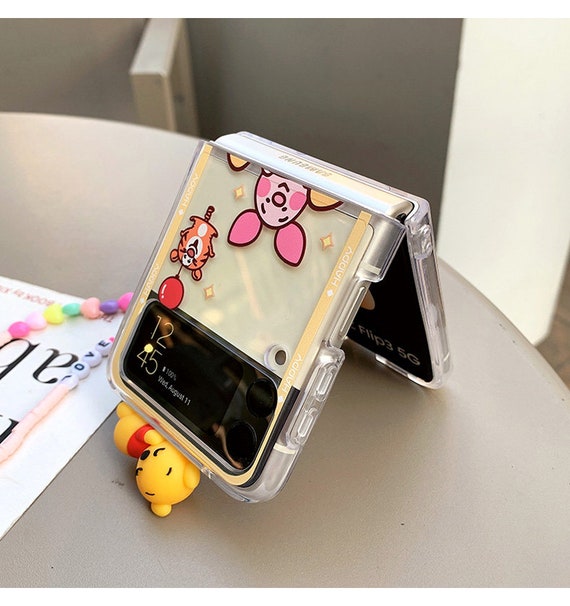 Cute Bear Samsung Phone Case for Samsung Galaxy Z Flip 3 (5G
