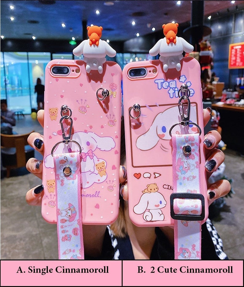 Japanese Dog Samsung Phone Case for Samsung S89 10 20 21 22 Plus Note 9 10 Plus A70 A71 - Cartoon Anime Pink - Lovely Cute 3D Gift 