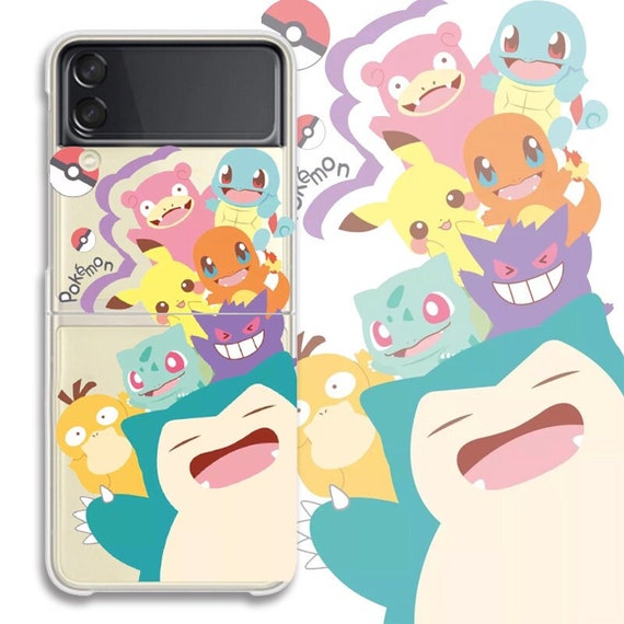 Z Flip 5 Japanese Pink Monster Phone Case for Samsung Galaxy Z Flip 3 4 5  Cartoon Anime Gamer Clear Pink Lovely Kawaii Cute Girls Gift -  Hong  Kong