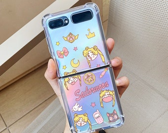 Moon Girl Samsung Case For Samsung Galaxy Z Flip And Z Flip 3 Etsy