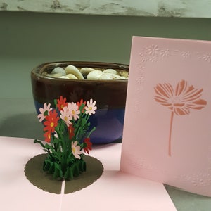 handmade cards birthday love / Pop Up Happy Birthday Card, 3D Popup Greeting Card Mothers Day, Wedding, Anniversary, Thank you card