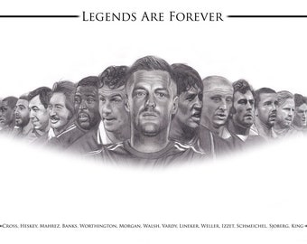 Leicester City Legends Druck