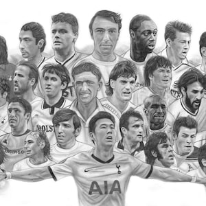 Tottenham Hotspur Legends Print