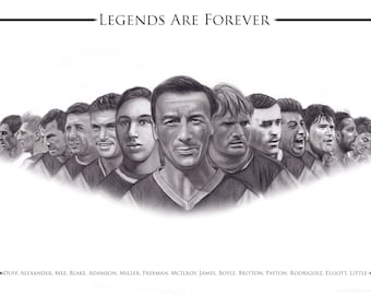 Burnley Legends Print